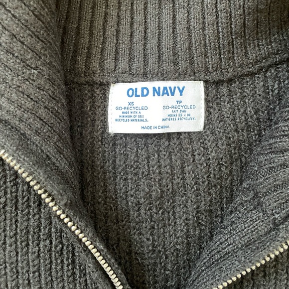 Old Navy 1/2 Zip Shaker-Stitch Pullover - Picture 3 of 3